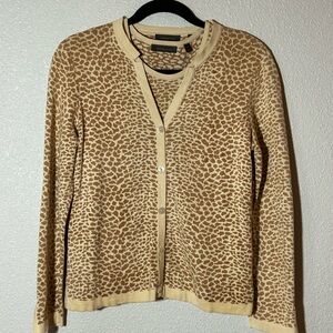 Ambersun Tank and Cardigan Set